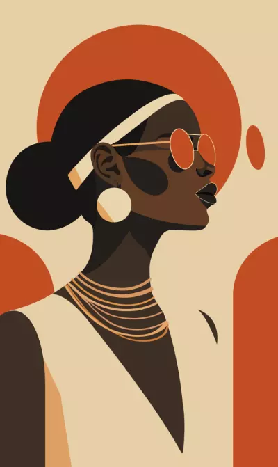 تصميم رقمي بأسلوب Minimal Art
