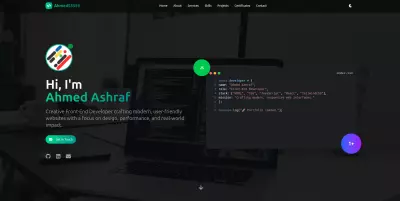 Ahmed Ashraf – Portfolio مزيج بين الإبداع والاحتراف