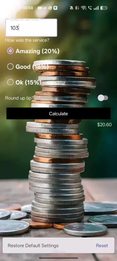 Tip Time Application