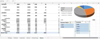 إدارة المبيعات والفواتير والحسابات في ملف إكسل واحد احترافي