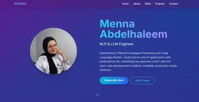 تصميم وتطوير موقع Portfolio احترافي