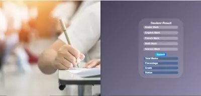 صفحه هبوط لحساب بيانات الطالب