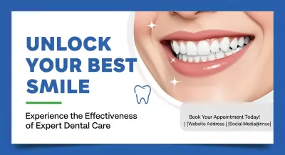 🖥️  تصميمات سوشيال ميديا – مجال طب الاسنان