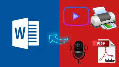 تحويل وتفريغ جميع الملفات إلى word & pdf