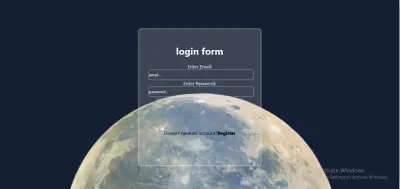 login form