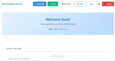 قائمة المهام المهنية