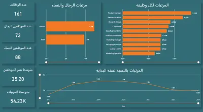 تحليل شامل للموارد البشرية (HR Analytics) باستخدام Power BI