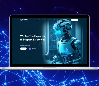 TechTrex – تصميم وتطوير موقع تقني متعدد الأغراض (Responsive)