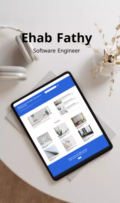 صفحة هبوط لشركة اثاث و اعمال هندسية