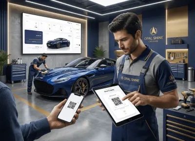 تصميم منصة متكاملة لإدارة مراكز العناية بالسيارات ونظام الولاء الرقمي - أوبال شاين