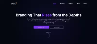 Design agency website (concept & prototype)