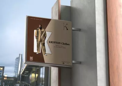 Krypton Clothes - تصميم هوية وشعار
