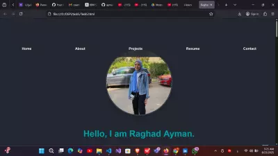 my portfoilo ملفي الشخصي