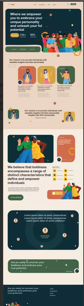 landing page