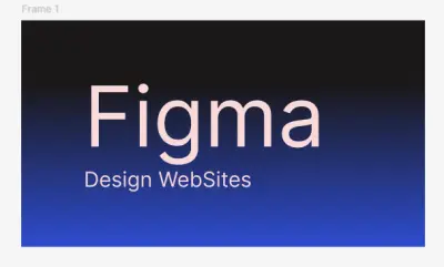 تصميم مواقع ويب باستخدام Figma