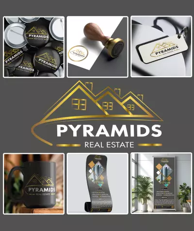 PYRAMIDS REAL ESTATE COMPANY - LOGO DESIGN