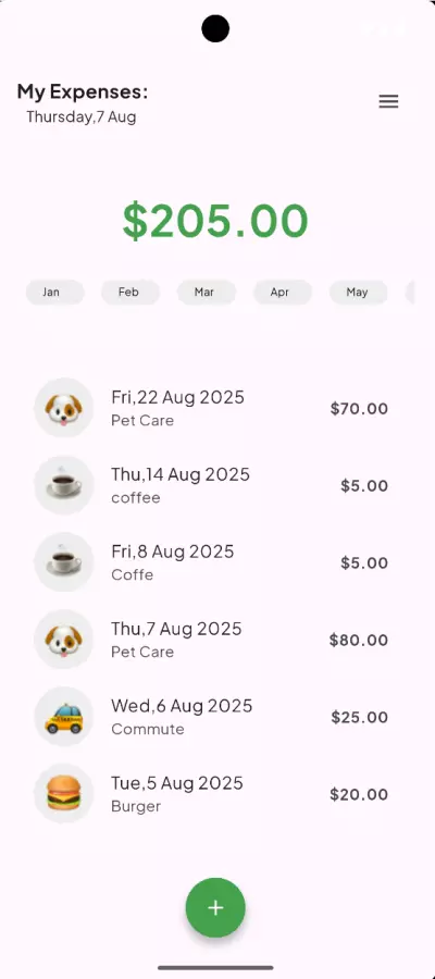 تطبيق إدارة المصروفات (Expenzo) باستخدام Flutter