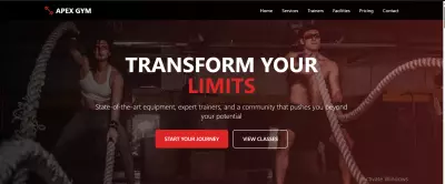 Gym website