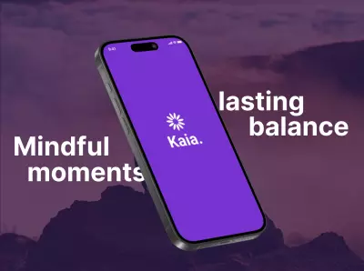 Kaia Meditation mobile app UI Design