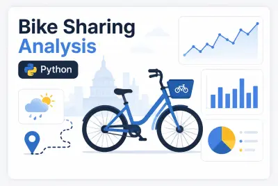 صورة العمل تحليل بيانات مشاركة الدراجات (Bike Sharing Analysis), باستخدام Python