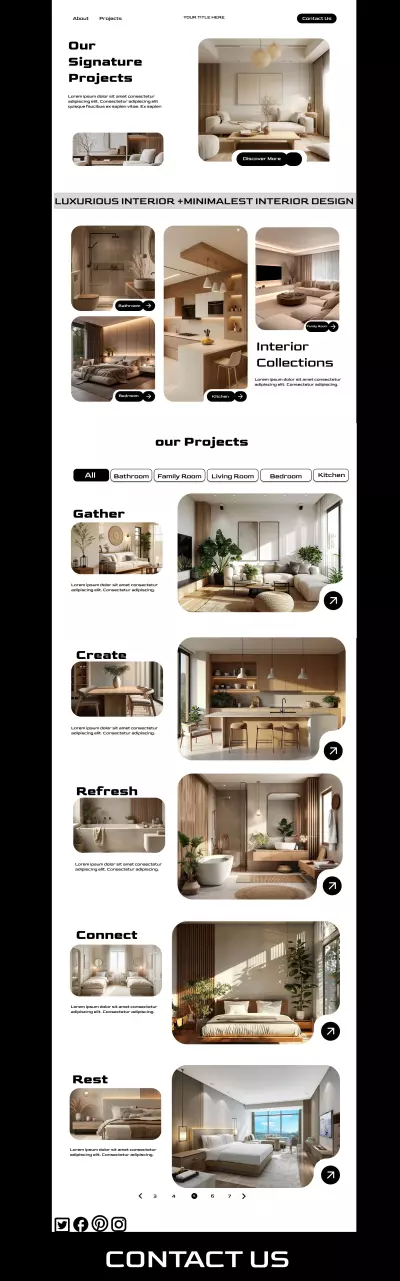 Interior & Furniture Website Design