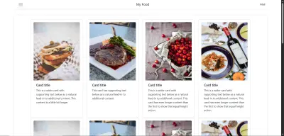 قالب متجاوب لمدونة طعام (Food Blog Responsive Template)