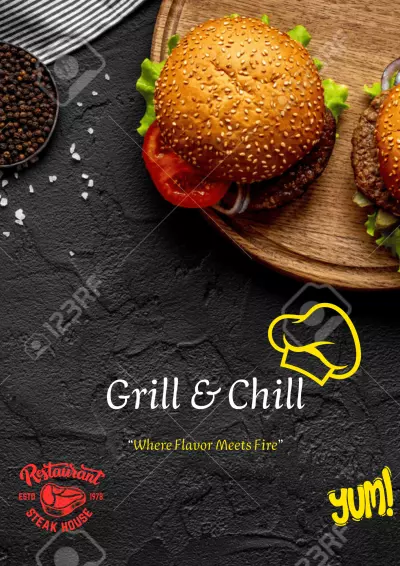 مينو مطعم Grill & Chill