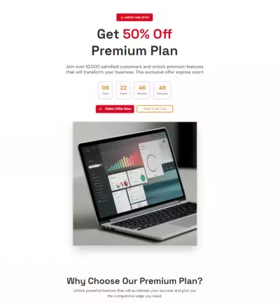 تصميم Landing Page تسويقية احترافية لزيادة التحويلات