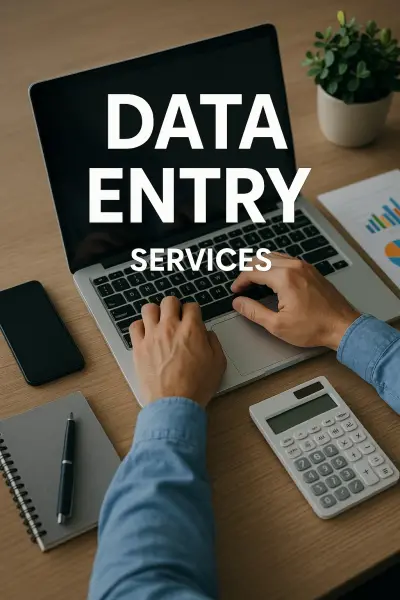 خدمة إدخال بيانات بدقة واحترافية