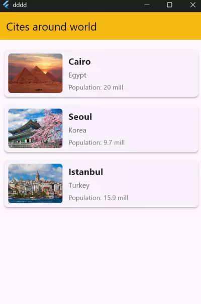 Cities Around World