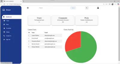 تطوير الواجهة الأمامية (Front-End) باستخدام HTML, CSS, JS, Bootstrap