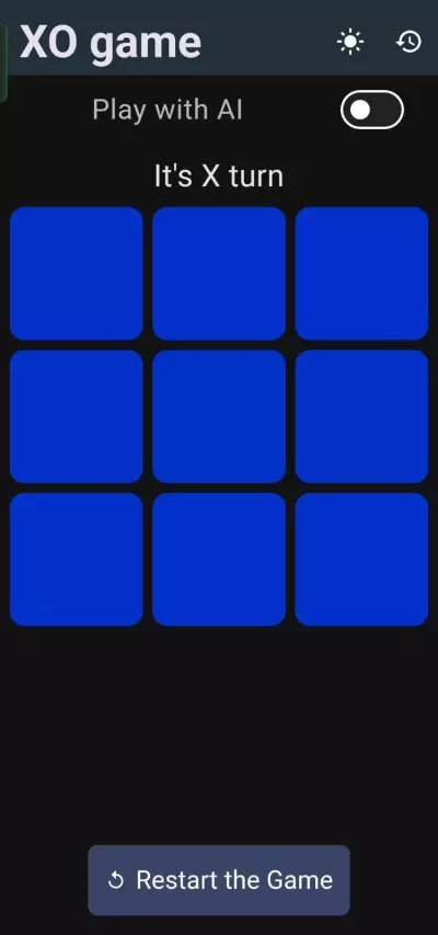 Tic Tac Toe (XO Game)