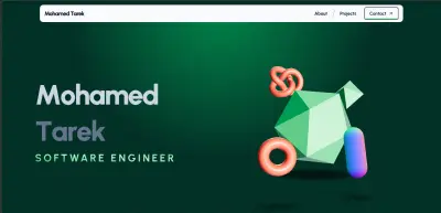 موقع ويب شخصي Personal Portfolio