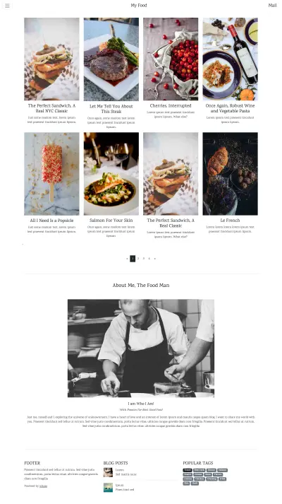 CSS temp(Restaurant menu)