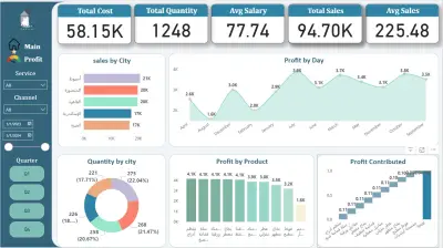 تحليل المبيعات والأرباح – شركة منظفات مصرية