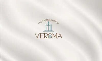 تصميم كارت لبراند شموع