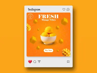 تصميم سوشيال ميديا خاص بايس كريم