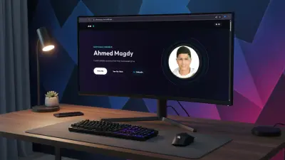 تصميم ويب بورتفليو احترافي سريع ومتجاوب لعرض أعمالك وجذب العملاء