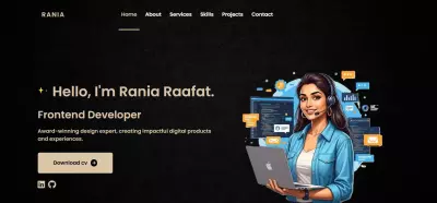 مشروع موقع شخصي