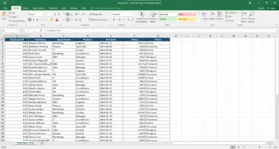 Data entry