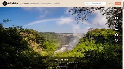 تصميم موقع متجاوب مع الشاشات بعنوان Africa Safaris