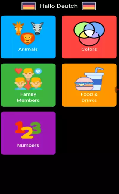 German Learning App – Flutter