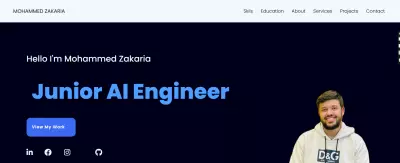 Personal Portfolio Website — معرض أعمال شخصي