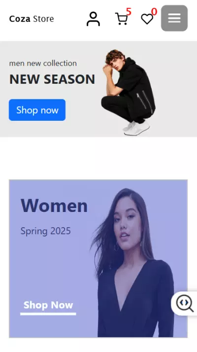 E-commerce store