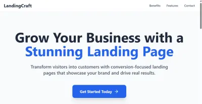 صفحة هبوط/landing page