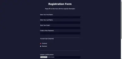 Registration Form