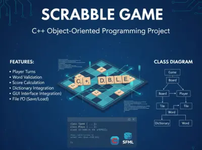 صورة العمل Scrabble Game in C++ using OOP