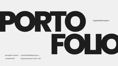 صورة العمل تصميم وتنسيق ملف عرض (Portfolio) احترافي