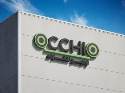 تصميم شعار ومطبوعات مكتبية لبراند النظارات "OCCHIO"