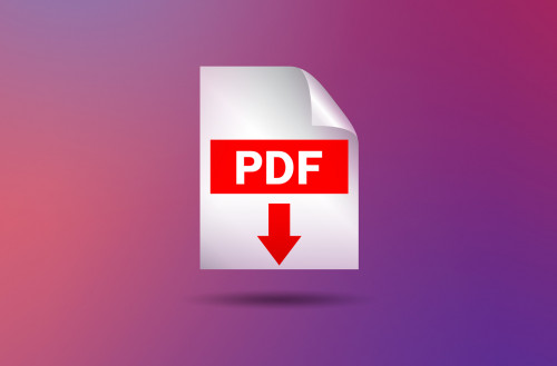كتابة ملف بصيغة pdf